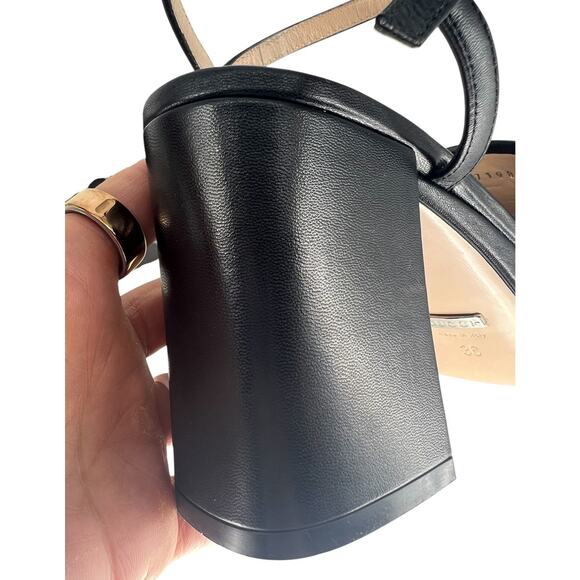 Gucci Black GG Logo Platform Janaya GG Logo Quarter Strap Sandal - Picture 11 of 16